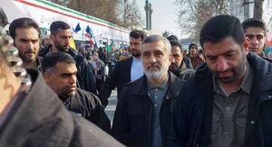 حضور سردار حاجی زاده در راهپیمایی ۲۲ بهمن