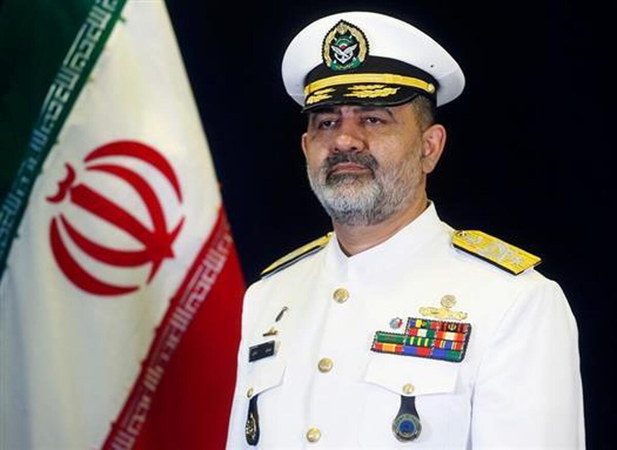 پیام تبریک امیر دریادار شهرام ایرانی فرماندهی نیروی دریایی ارتش جمهوری اسلامی ایران به مناسبت ۲۹ فرودین سالروز ارتش جمهوری اسلامی ایران