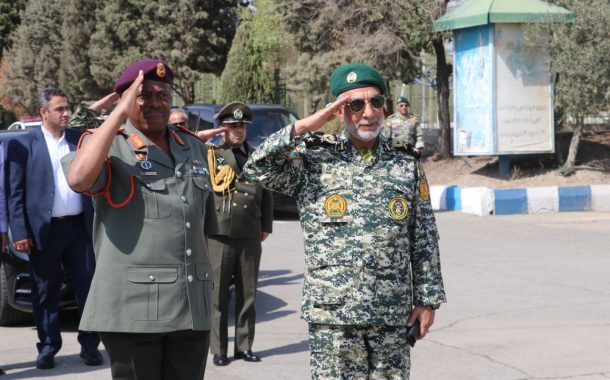 گزارش تصویری از بازدید فرمانده نیروهای عالی دفاع ملی آفریقای جنوبی از تیپ ۶۵ نیروی زمینی ارتش