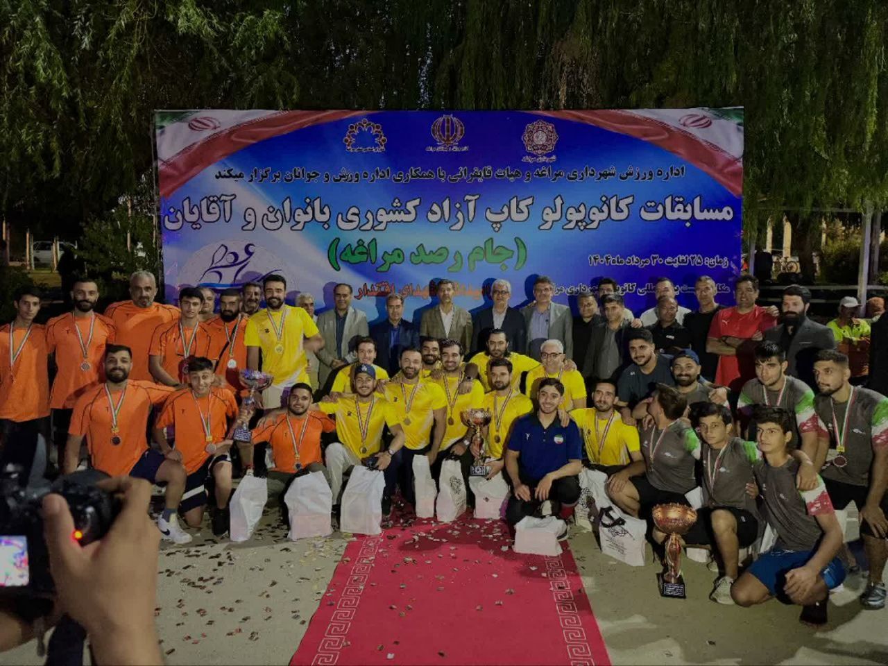 تیم دانشگاه علوم دریایی امام خمینی قهرمان مسابقات کاناپولو کاپ آزاد کشور شد