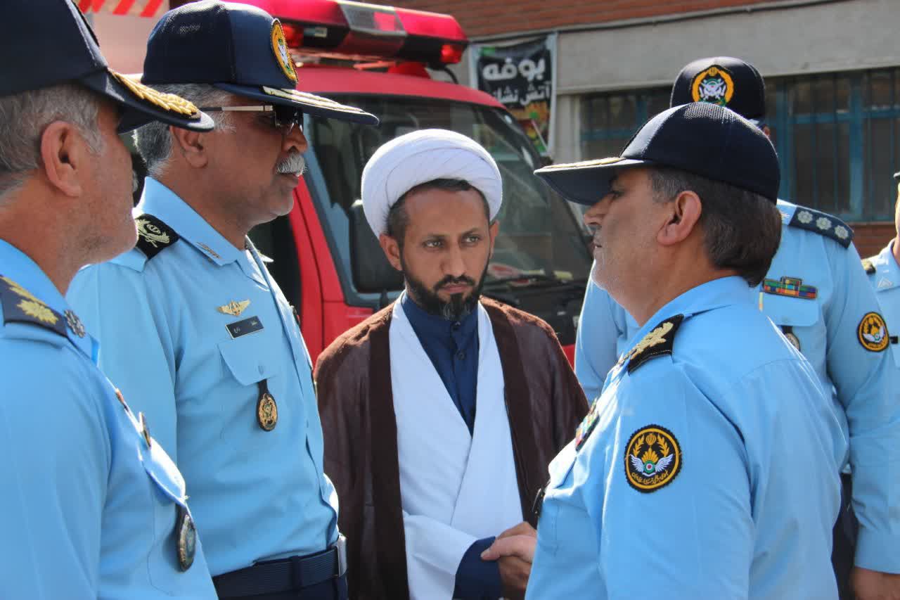 آیین تجلیل از آتش نشانان نیروی هوایی ارتش برگزار شد