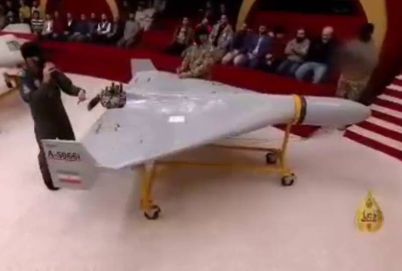 فیلم/ حضور پهپاد ۱۳۶ برای اولین بار در تلویزیون